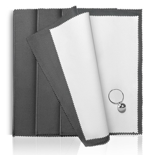 Silver polishing cloth 3pc - silver,