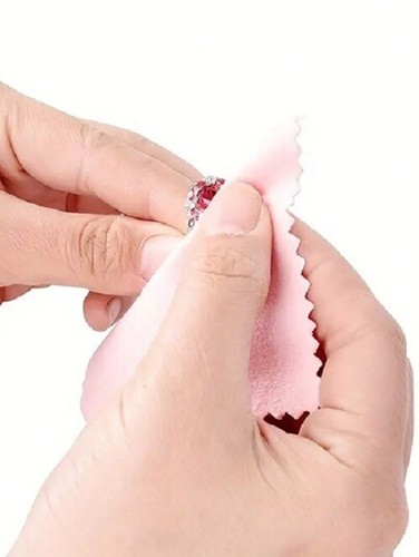 Pcs silver polishing cloth - silver,