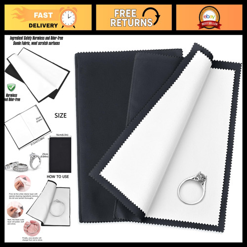 Large silver polishing cloths - polishing,
