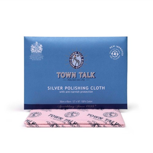 Large silver polishing cloth - polishing,