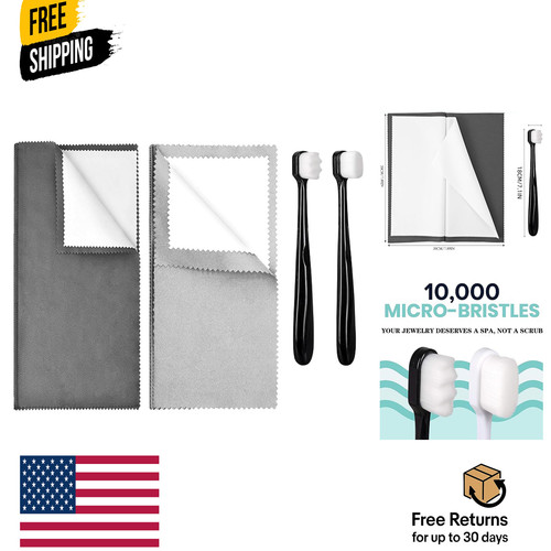 2pcs jewelry cleaning cloth - 2pcs,