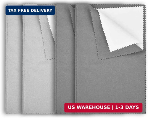 4pcs silver polishing cloth - 4pcs,