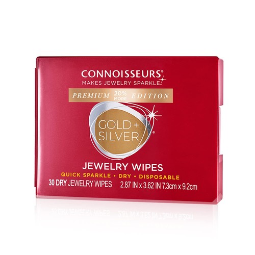 Connoisseurs jewelry wipes - -,