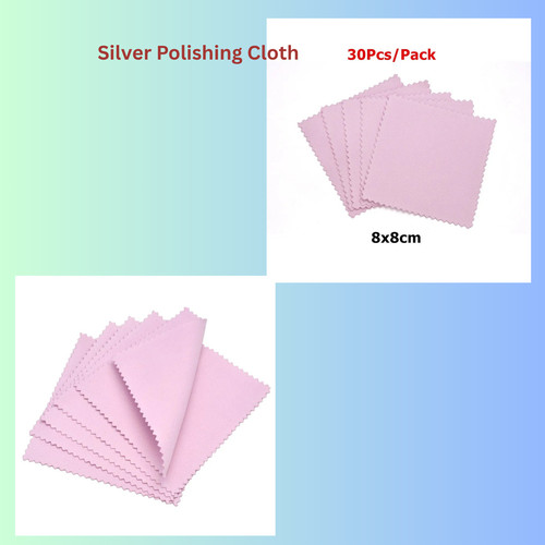 Silver polishing cloth cleaner - silver,