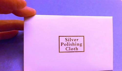 Silver jewelry polishing cloth - jewelry,