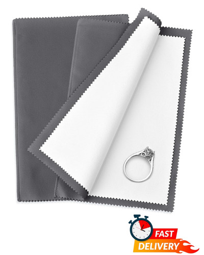 2pcs silver polishing cloth - silver,