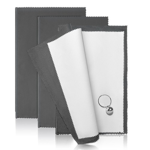 3pcs silver polishing cloth - silver,