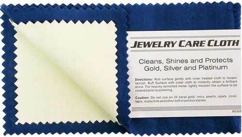 Jewelry care polishing cloth - jewelry,