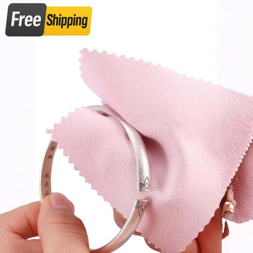 5pcs suede silver - suede,