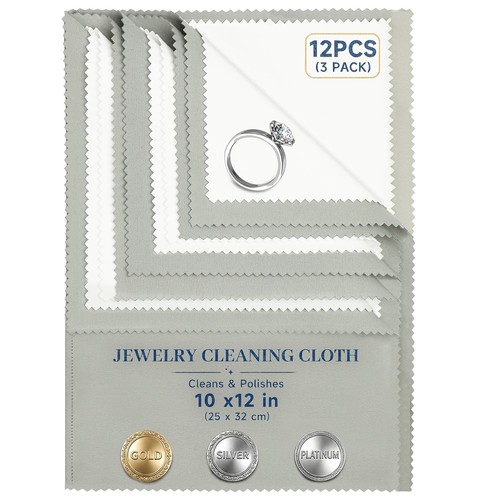 Silver polishing cloth - polishing, 10x12