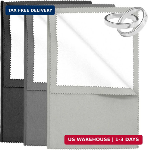 Silver polishing cloth 3pcs - silver,