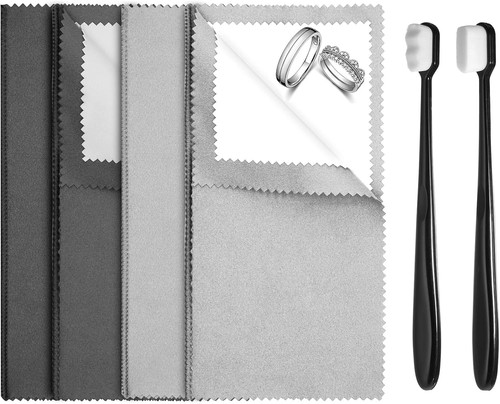 6pcs silver jewellery - jewellery, cleaner